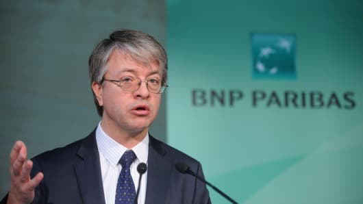 Jean-Laurent Bonnafe, chief executive officer of BNP Paribas